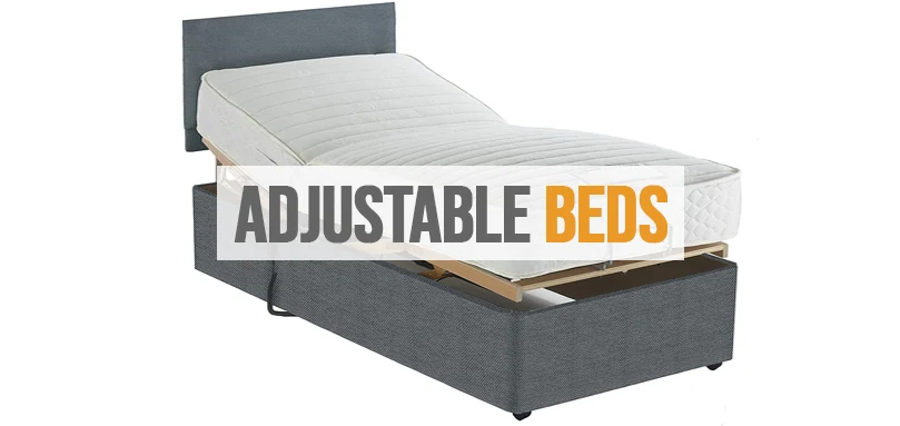 Abbildung von verstellbaren Betten.