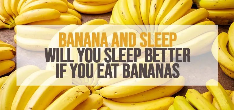 Ein Bild mit Bananen und Schlaf.